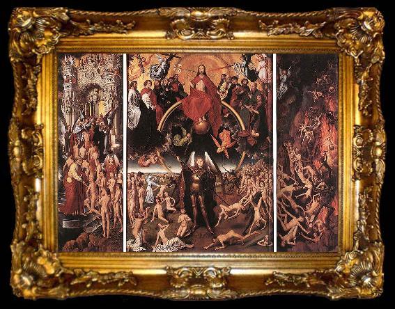 framed  Hans Memling The Last Judgment, ta009-2